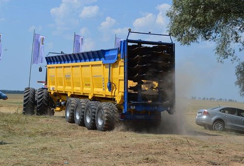 épandeur de fumier agricole