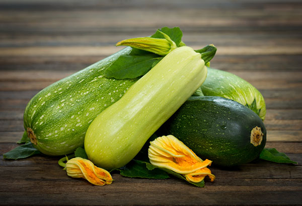 Fruits de courgette