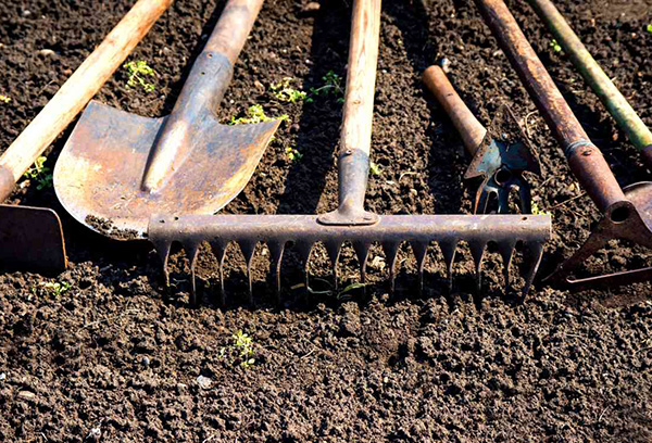 outils de jardin