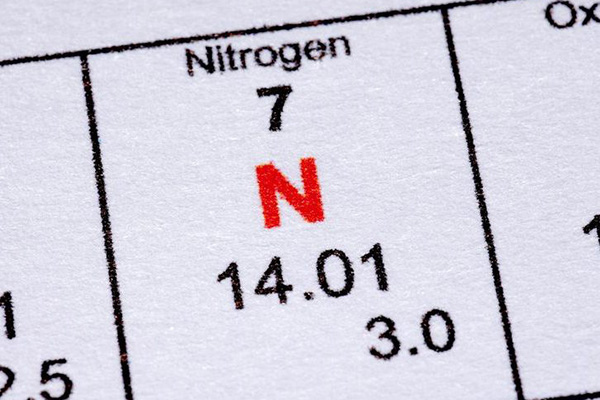 Azote dans le tableau périodique