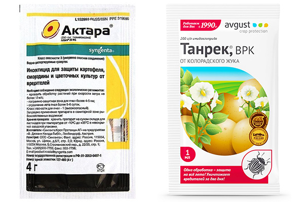 Insecticides Aktara et Tanrek