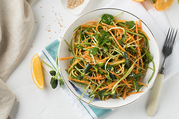 Salade de micro-verts de tournesol