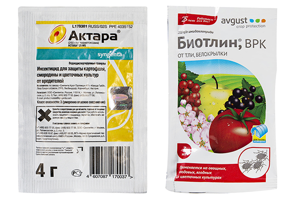 Insecticides Aktara et Biotlin